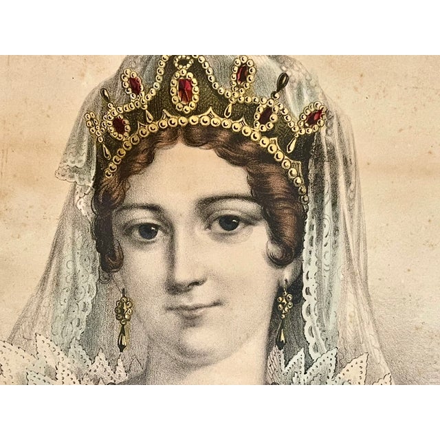 19th C. Lithograph, Empress Josephine of France | Chairish