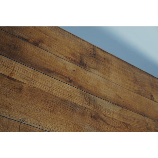 Early 20th Century French Rustic Oak Farmhouse Dining Table For Sale - Image 11 of 18