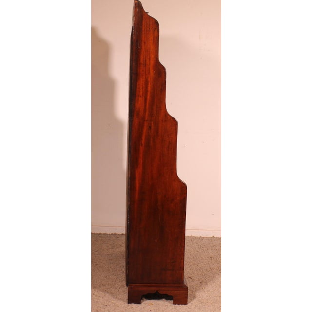 Waterfall Bookcase in Mahogany For Sale - Image 10 of 12