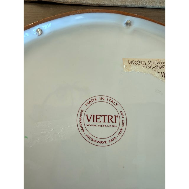 VIETRI Vietri Italian Fish Dish Colorful Serveware For Sale - Image 4 of 7