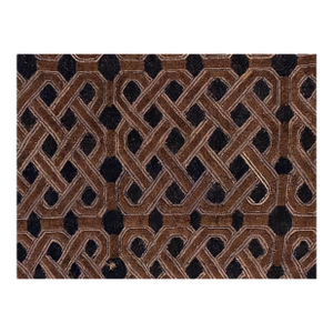 Vintage African Kuba Kasai Velvet Raffia Textile Zaire 23" by 25"