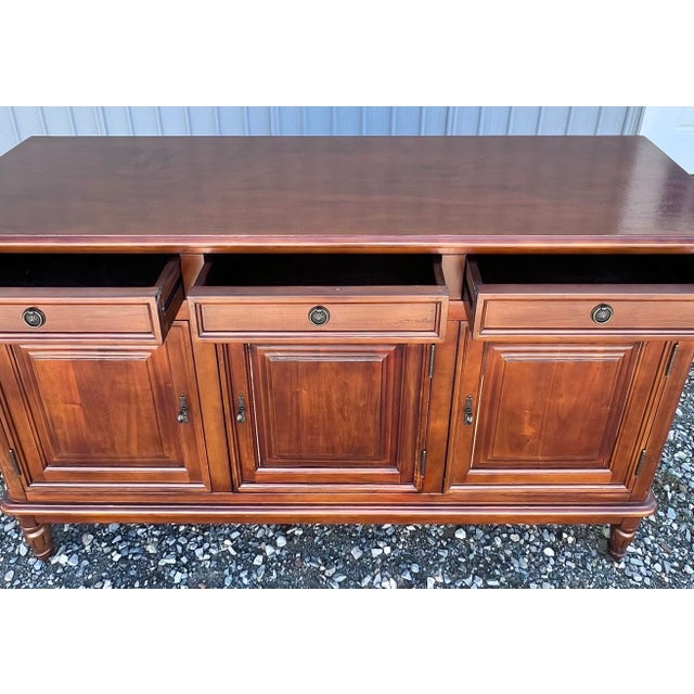 Wood Ballard Designs Dehavilland Sideboard For Sale - Image 7 of 9