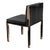 "Victoria" Chair With Stainless Steel, Bronze and Woven Leather For Sale - Image 11 of 13