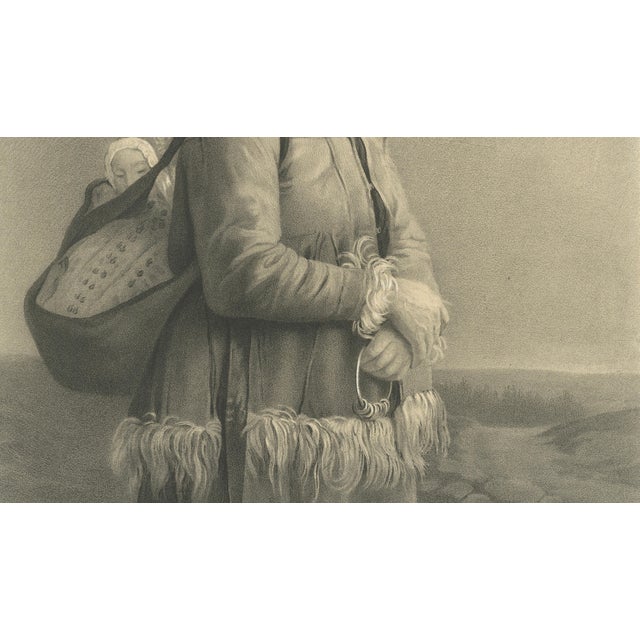 Pehr Wickenberg, Dalkulla från Mora, 1850, Lithograph For Sale - Image 6 of 9