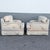 Pink Postmodern Pink and Blue Ropped and Skirted Lounge Chairs - A Pair For Sale - Image 8 of 11