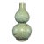 Antique Chinese Celadon Relief‑Decorated Double Gourd Vase, Collectible Antique For Sale