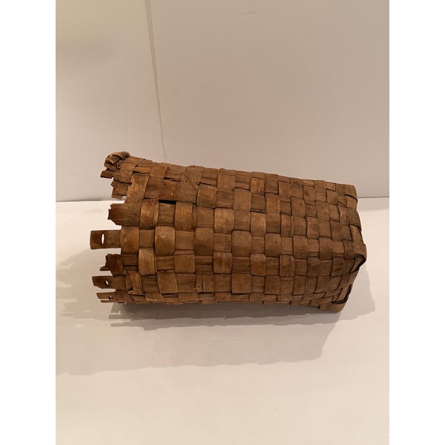 Monumental Woven Antique Basket For Sale - Image 12 of 15