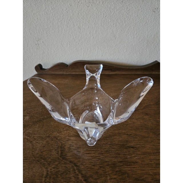 Late 20th Century Princess House Crystal Dove Candy Dish For Sale - Image 4 of 12