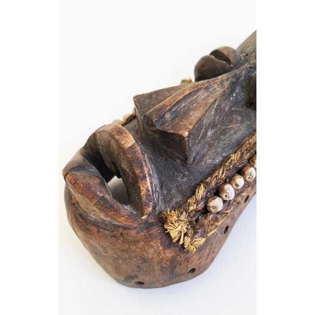 Textile Mid-Century African Mask, 1950s For Sale - Image 7 of 10