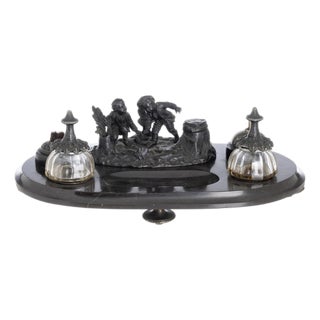 Tabletop Inkwell, 19th Century For Sale
