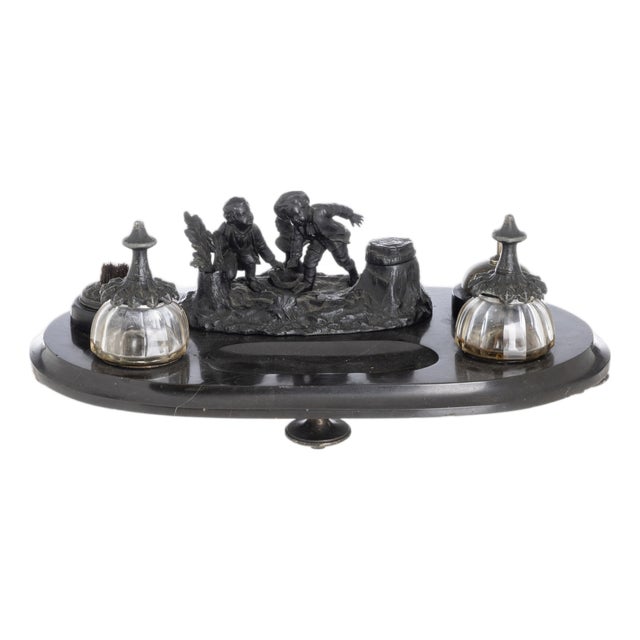 Tabletop Inkwell, 19th Century For Sale