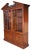Traditional Arthur Brett George II Regency Carved Mahogany Library Bookcase China Display Cabinet Eagles For Sale - Image 3 of 13