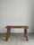 Small Organic Quadripod Bench in Upcycled Asian Teak with Openwork Seat, Matahari For Sale - Image 9 of 18