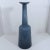 Danish glass artist Bent Nordsted's 1958 blown cased glass tall vase in a shade he named nightblue. Nordsted & Co....