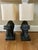 Metal Early 20th Century Rare Matched Pair — Maitland-Smith Figural Elephant Lamps, Cast Brass/Bronze With Original Shades For Sale - Image 7 of 7