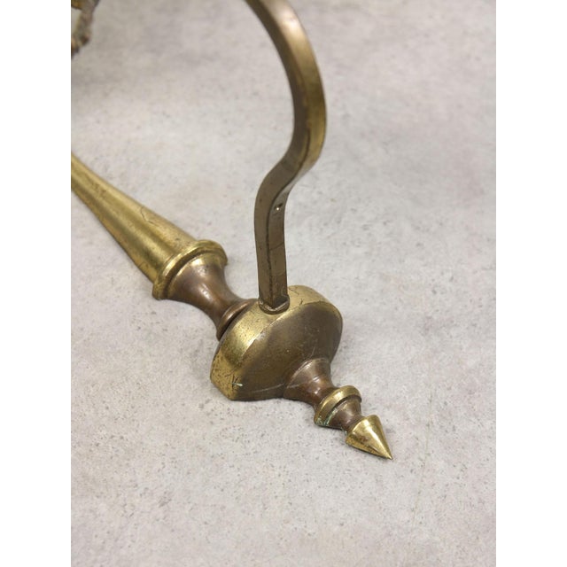 Italian Figural Brass Wall Lamp, Set of 2 For Sale - Image 10 of 15