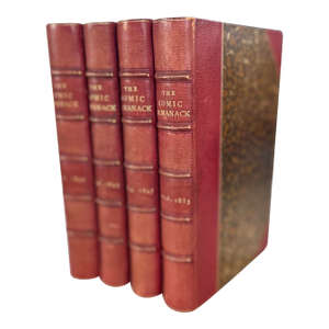 Antique the Comic Almanack London 1835-1853 Set of 4