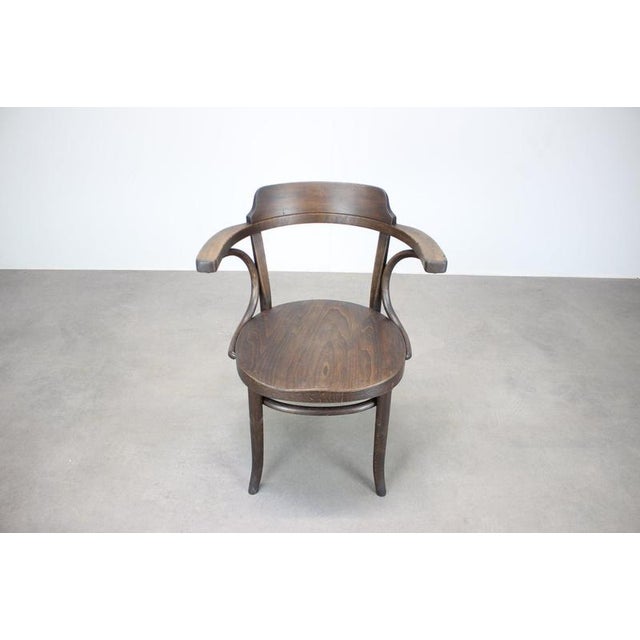 Vintage B3 Bentwood Armchair from Thonet, Czechoslovakia, 1920s For Sale - Image 14 of 14