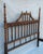 Provincial Spanish Four Poster Spindle Wood Bed, 1920 For Sale - Image 4 of 8
