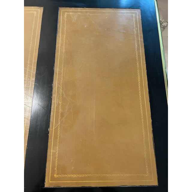 Vintage Drexel Heritage Grand Palais 67" Executive Desk – French Provincial Louis XV Style For Sale - Image 11 of 17