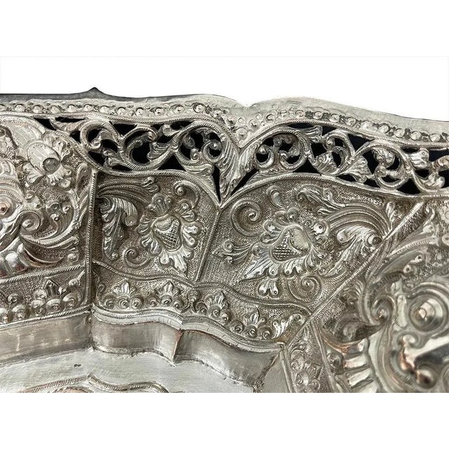 Late 19th Century Indonesian Openwork Basket, 1890s For Sale - Image 5 of 9