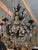 Antique Patinated Bronze Chandelier For Sale - Image 13 of 16