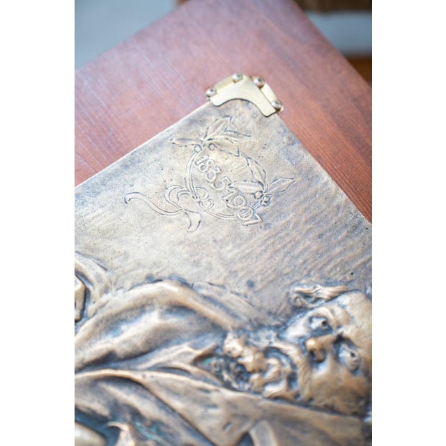 Bronze Cast in Bas-Relief by Joshua Carducci, 1835 For Sale - Image 4 of 16