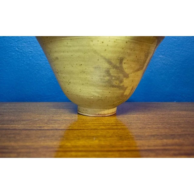 Postmodern Scandinavian Ceramic Vase from Raku, 1980s For Sale - Image 3 of 6