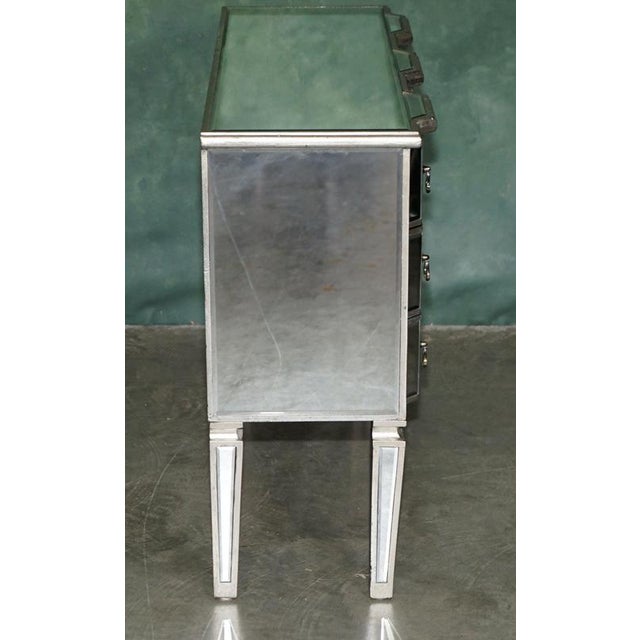 Decorative Venitian Bevelled Glass Dressing Vanity Table Desk Drawers by Aeg, 2010 For Sale - Image 12 of 18