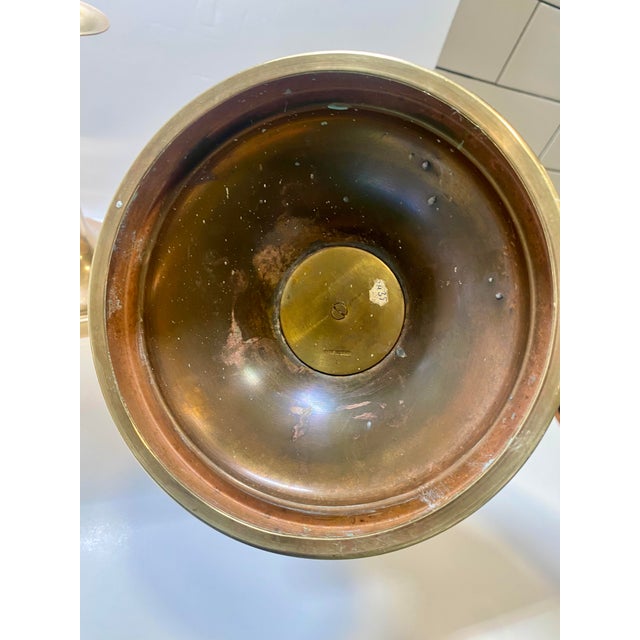1960s Sarreid Mid-Century Modern Brass Candle Holders With Concave Reflectors a Pair For Sale - Image 10 of 16