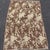 Mid 20th Century Mocha Vintage Turkish Oushak Rug With Free-Flowing Green & Cream Flower Blossoms For Sale - Image 5 of 11