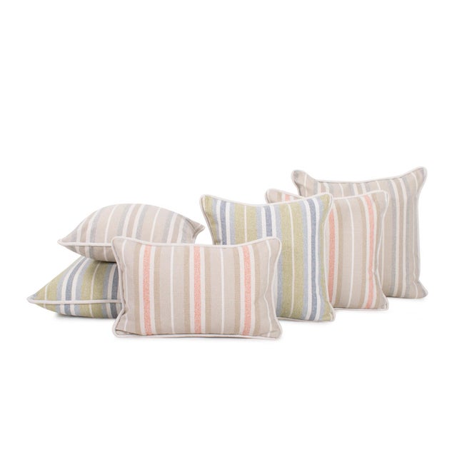 Brown Indoor/Outdoor Pillow 24 x 24 Dune Moss For Sale - Image 8 of 11
