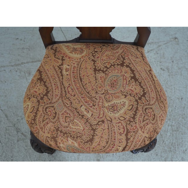 Set of 8 Ethan Allen Mahogany Dining Room Chairs For Sale In Philadelphia - Image 6 of 12
