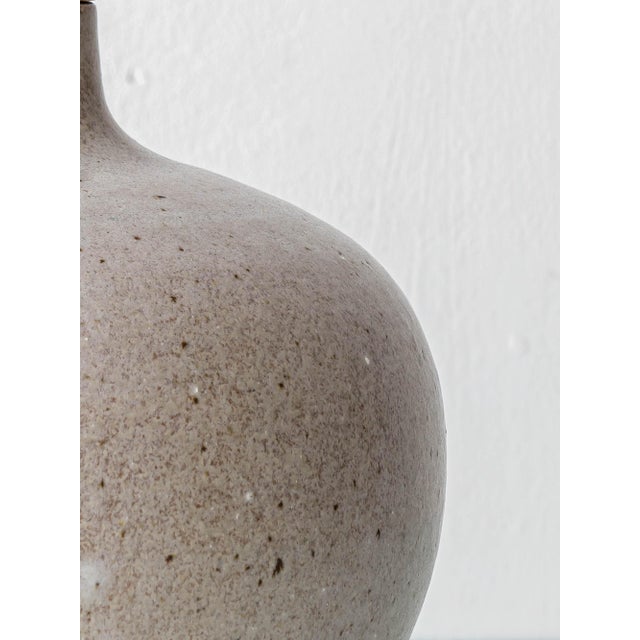 French Studio Pottery Stoneware Table Lamp, 1950s For Sale - Image 9 of 12