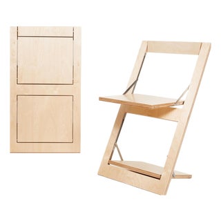 Fläpps Folding Chair – Clear Birch from Ambivalenz For Sale