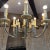 1940s Art Deco Chandelier, Eight Arm, Bakelite & Chrome, 34x31 Inches For Sale - Image 10 of 11