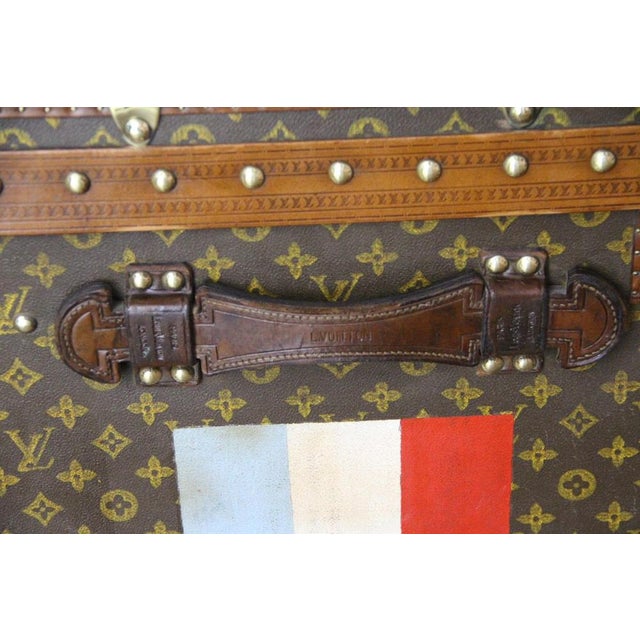 Vintage Cabin Trunk in Monogram Canvas from Louis Vuitton, 1920 For Sale - Image 10 of 18