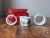 Traditional Set of 4 - Vintage Hand Decorated Christmas Holly Porcelain Napkin Rings, Napkin Holder With Original Box, Made in Japan For Sale - Image 3 of 8