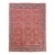 Antique Persian Mahal Rug Scalloped Shaped Colorful Motifs in All-Over Design Rug 10.8 x 14.1 For Sale