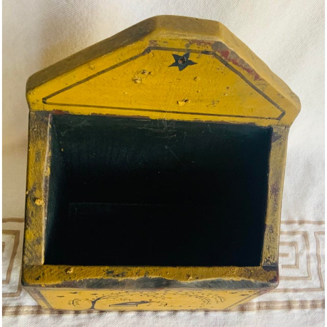 American Primitive Wooden Candle Box For Sale - Image 11 of 12