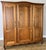 Vintage French Louis XVI Style Carved Oak 3-Door Wardrobe For Sale - Image 10 of 12