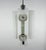 Mid-Century Italian Space Age Chrome and White Lacquered Metal Pendant Light, 1970s For Sale - Image 3 of 9