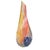 Large Late 20th Century Italian Murano Overlaid Crystal Glass Decorative Vase For Sale - Image 10 of 10