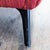 Textile Room & Board Boden Red Lounge Chair With Modern Black Legs For Sale - Image 7 of 8