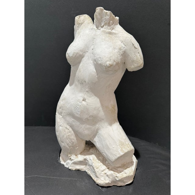 1960s Larry Mohr Signed Figurative Sculpture – Plaster Modern Abstract Nude For Sale - Image 4 of 11