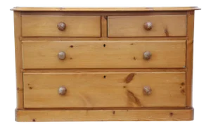 Large Antique Pine Chest of Drawers, 1800s