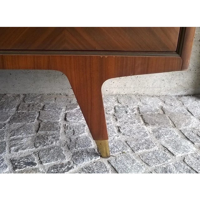 Gio Ponti Italian Mahogany Buffet by Gio Ponti for Ariberto Colombo, 1940s For Sale - Image 4 of 10