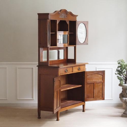 This stylish sideboard can be classified as Art Nouveau with historicist touches. Characteristic features include the...