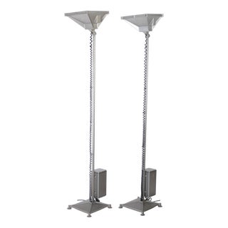 Floor Lamps by Renzo Piano for Iguzzini, 1990s, Set of 2 For Sale