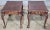 Chippendale Pair Henkel Harris Chippendale Style Mahogany Claw & Ball Side Tables End Table For Sale - Image 3 of 14